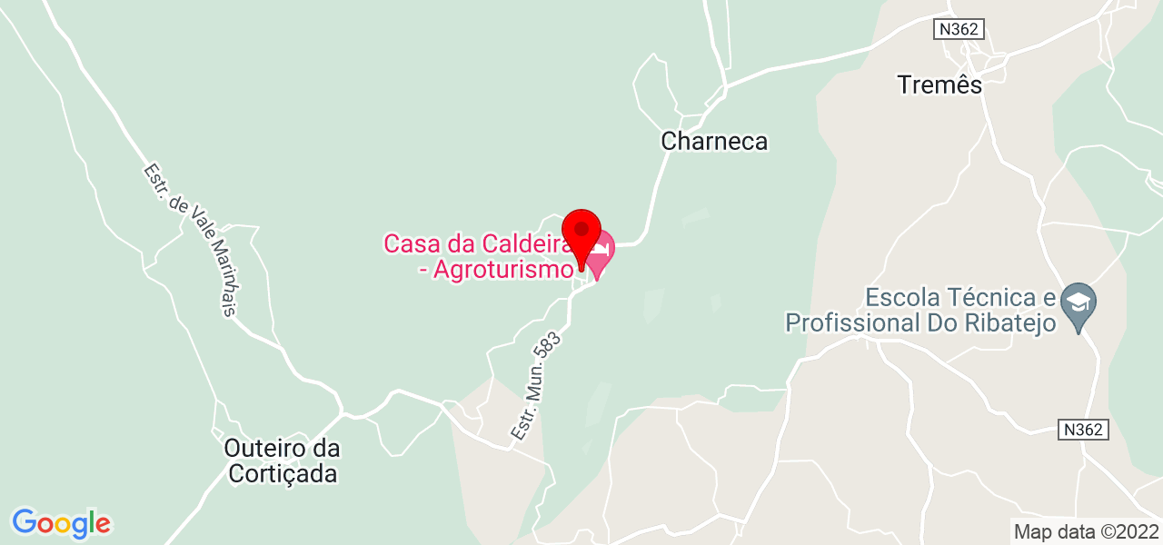 Nicolai - Santarém - Rio Maior - Mapa