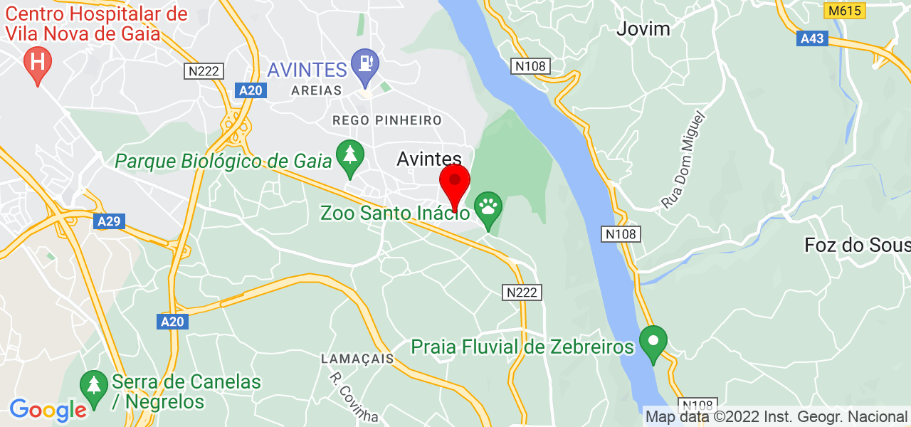Liliana Teixeira - Porto - Vila Nova de Gaia - Mapa