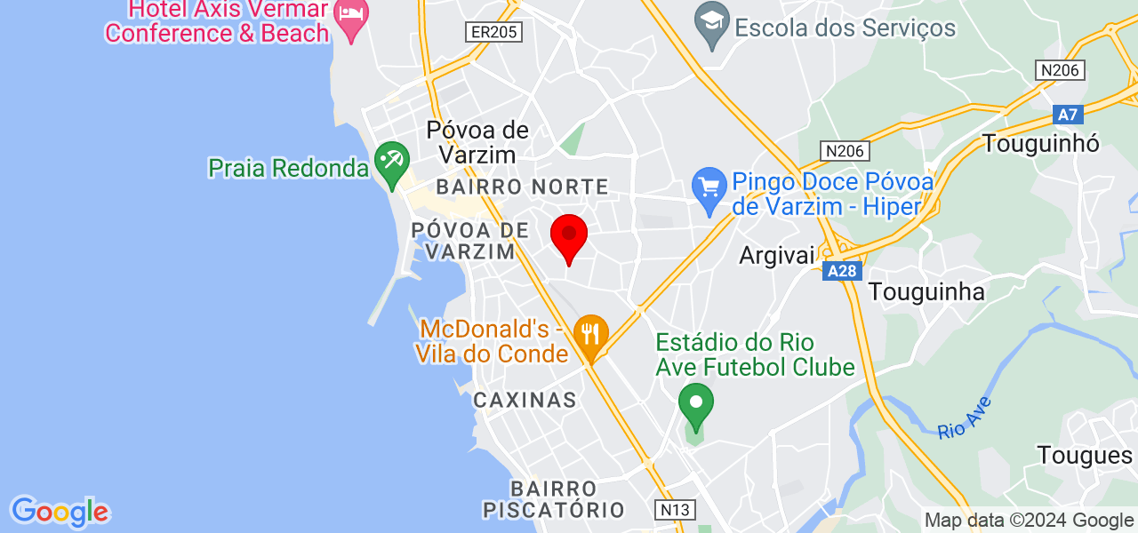 Letícia - Porto - Póvoa de Varzim - Mapa