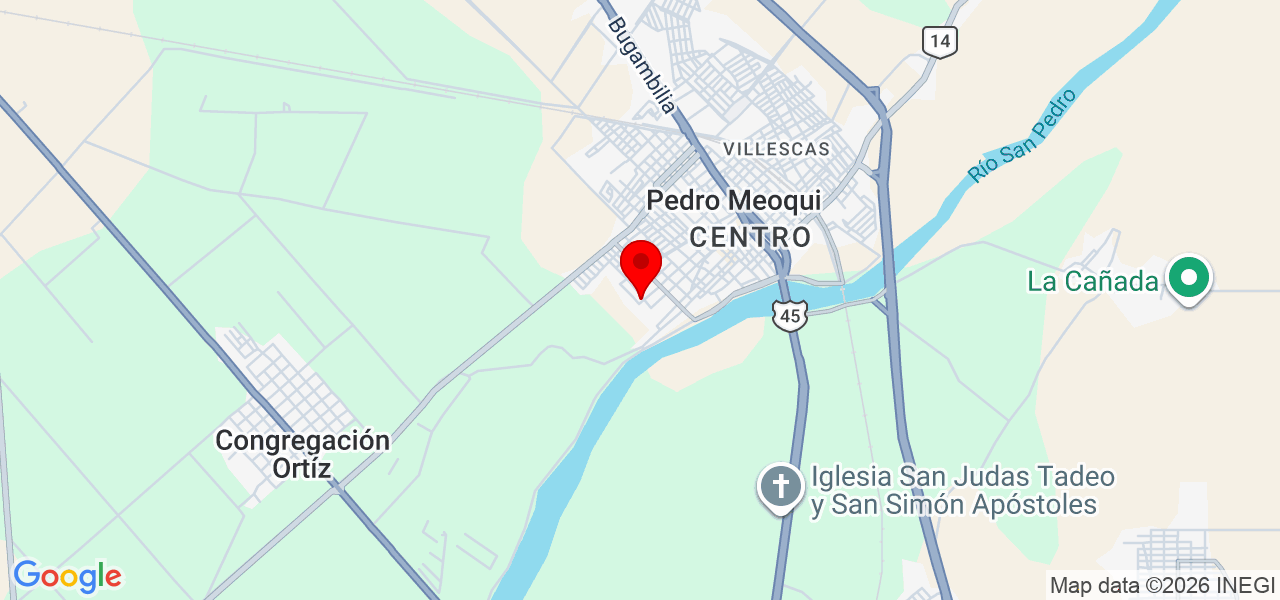 Nala Fotografia - Chihuahua - Meoqui - Map