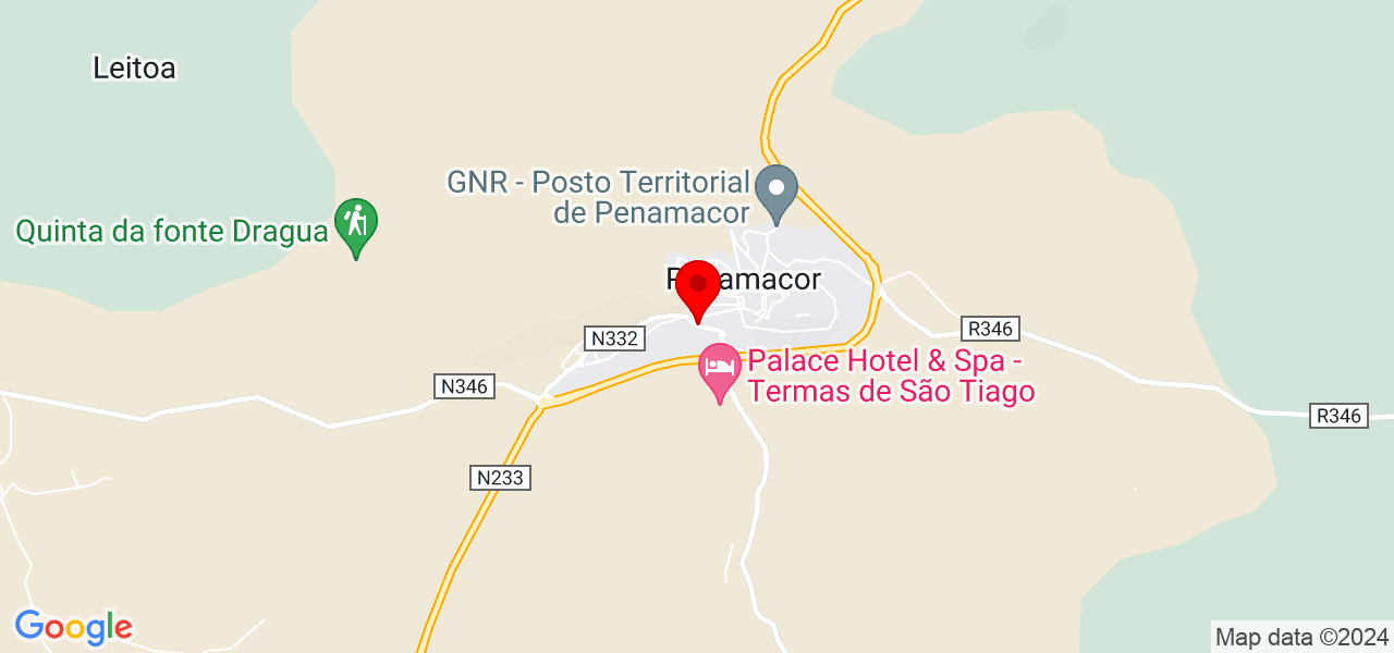 Ana Vejrazka - Castelo Branco - Penamacor - Mapa