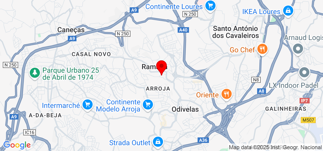 JDC REMODELAÇÃO - Lisboa - Odivelas - Map