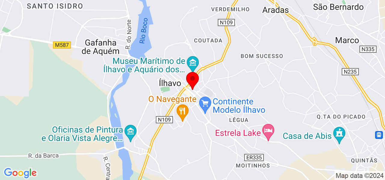 Fernanda silva - Aveiro - Ílhavo - Map