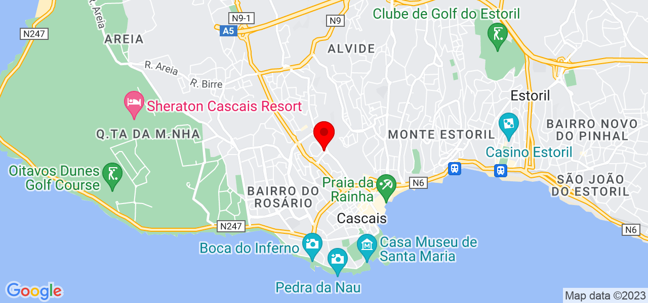 Kaki - Lisboa - Cascais - Mapa