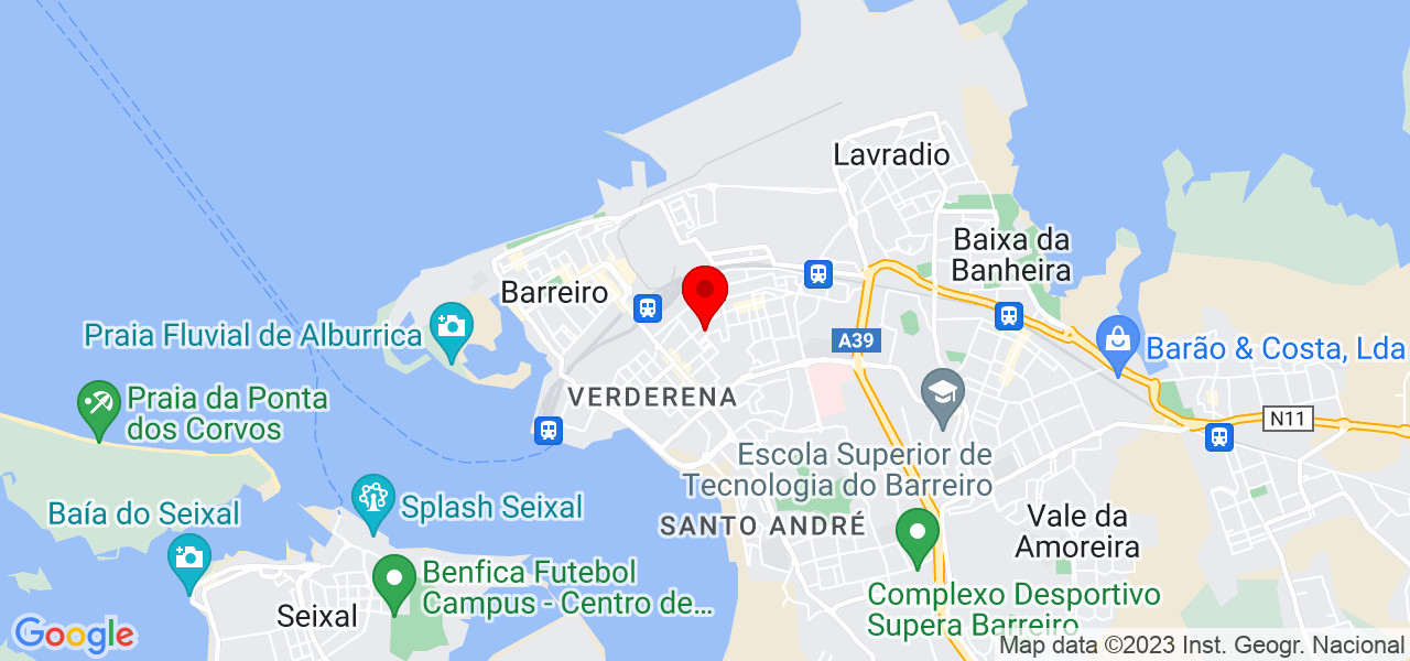 Romy - Setúbal - Barreiro - Mapa