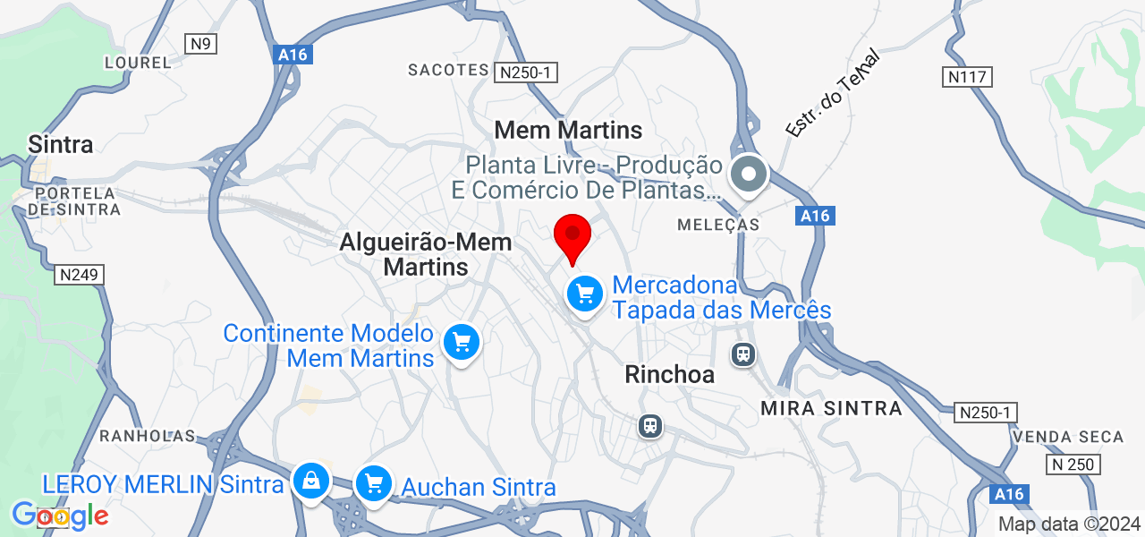 Matheus Mota - Lisboa - Sintra - Mapa