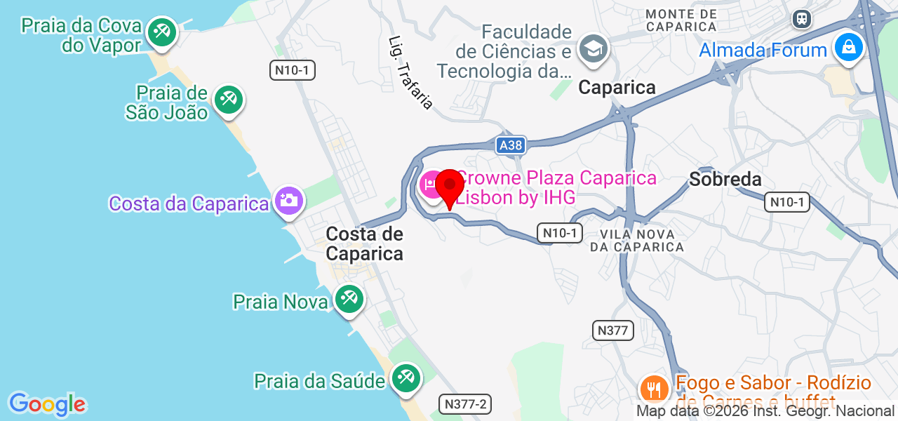 Armando Silva - Setúbal - Almada - Mapa