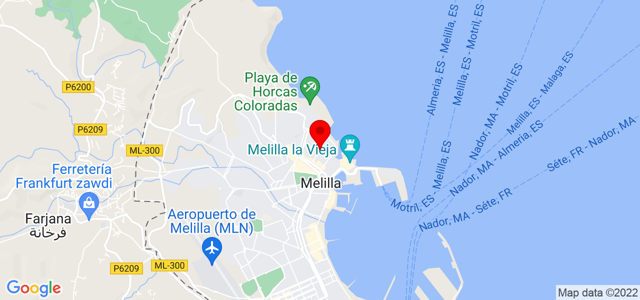 Eva Brito - Melilla - Melilla - Mapa