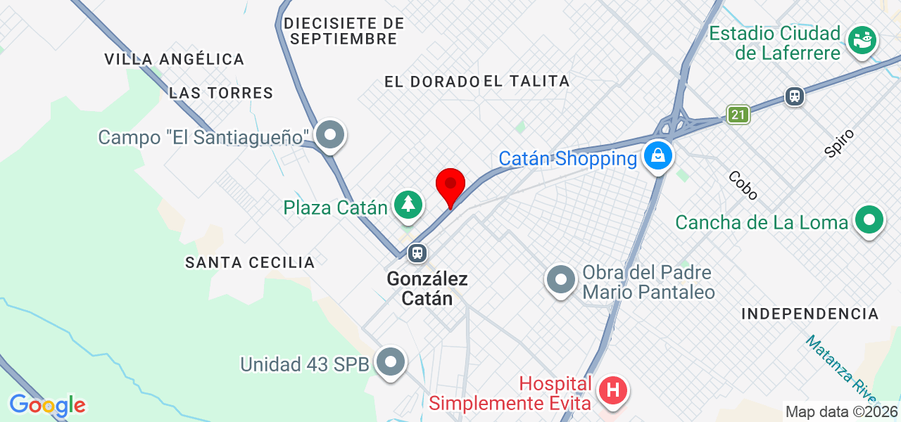Benigno coronel - Buenos Aires - GONZALEZ CATAN ESTAFETA No.3 - Mapa