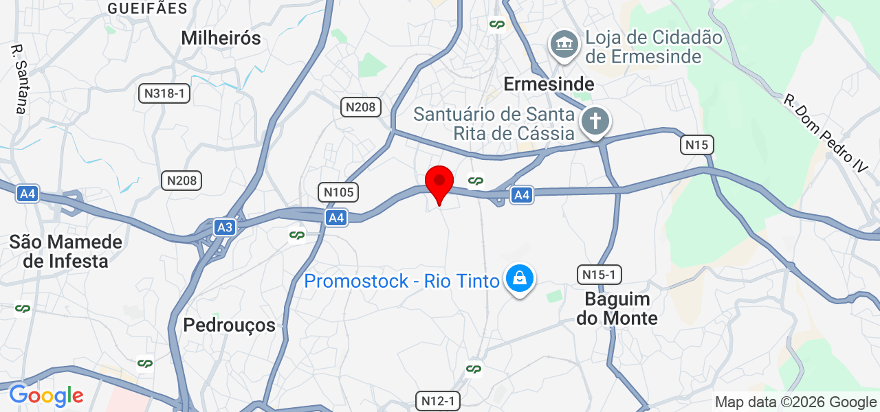 D SEVLA - Porto - Maia - Map