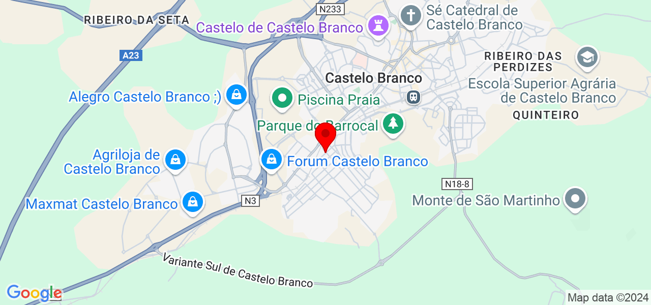 Lu&iacute;s Barroso - Castelo Branco - Castelo Branco - Mapa