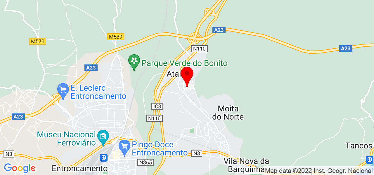 Gonçalo Amorim - Santarém - Vila Nova da Barquinha - Karte