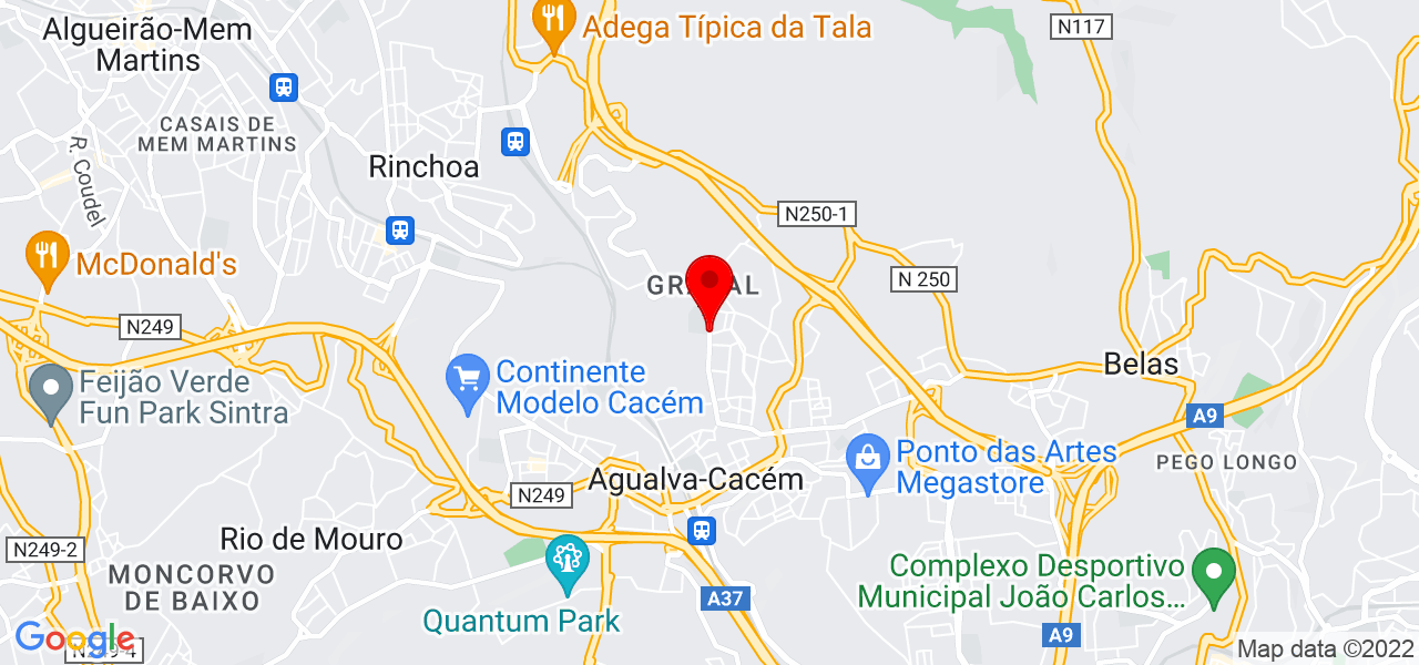 Lu&iacute;s Santos - Lisboa - Sintra - Mapa