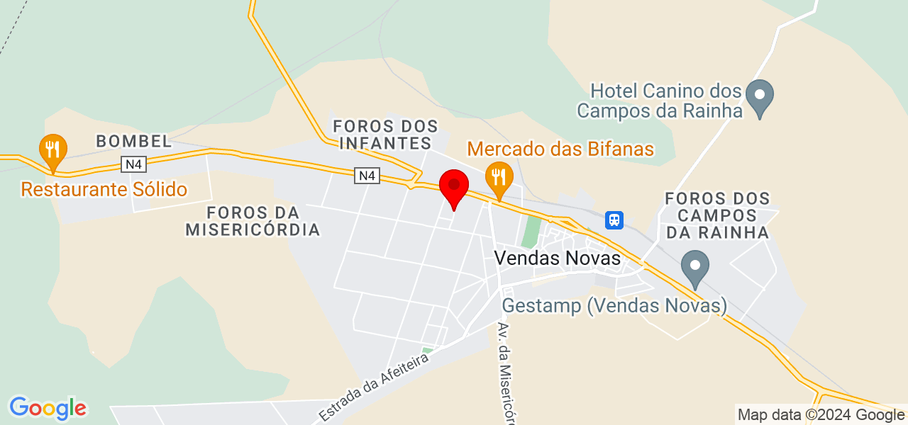 Gianie Passos - Évora - Vendas Novas - Mapa
