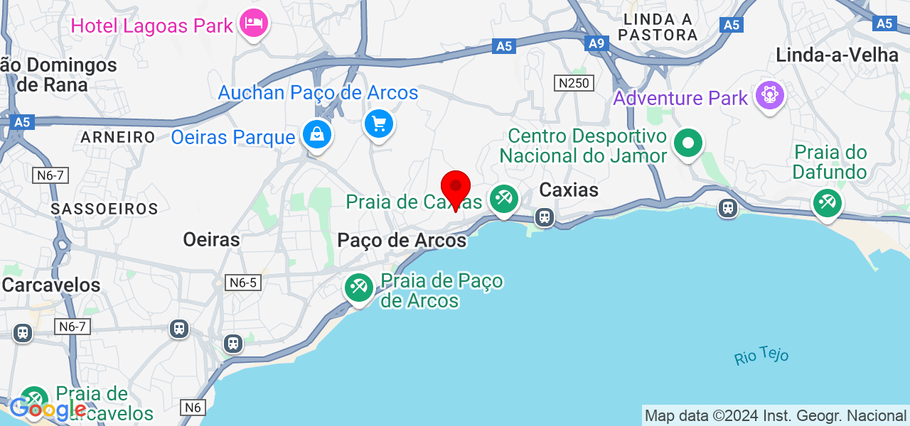Luciana Alcaraz - Lisboa - Oeiras - Mapa
