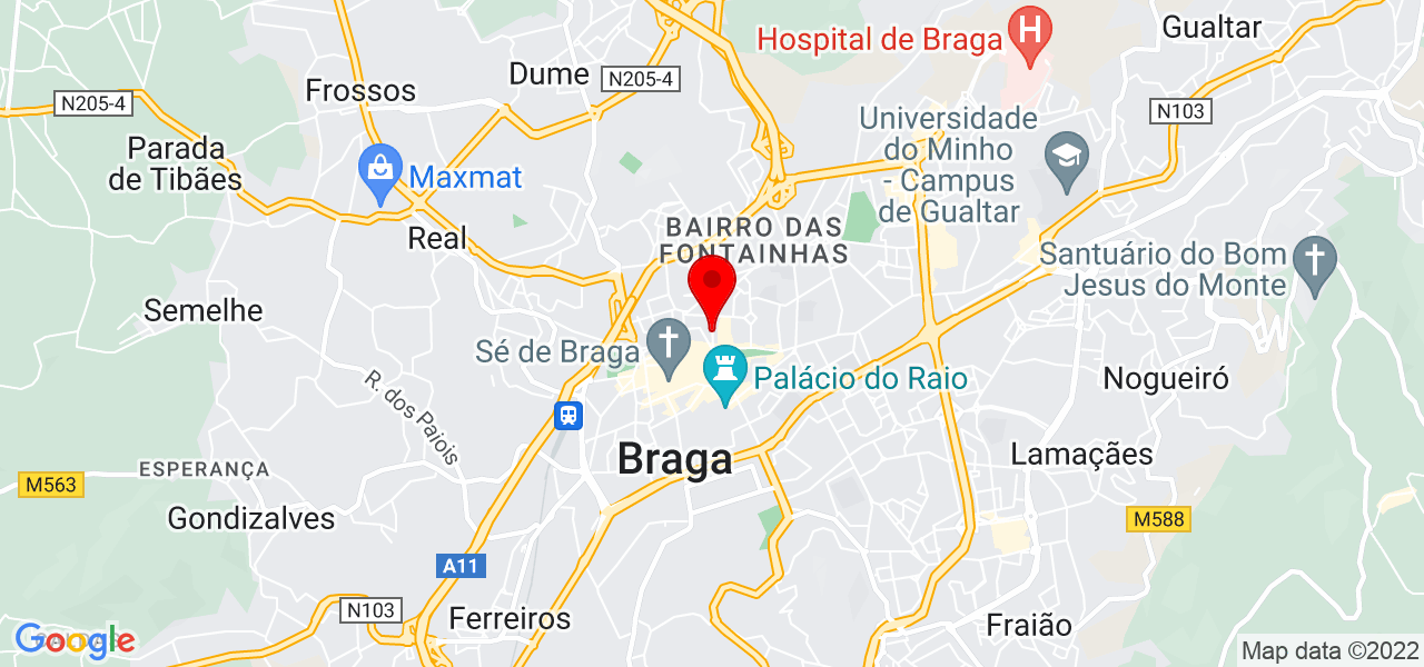 Diogo Andrade - Braga - Braga - Mapa