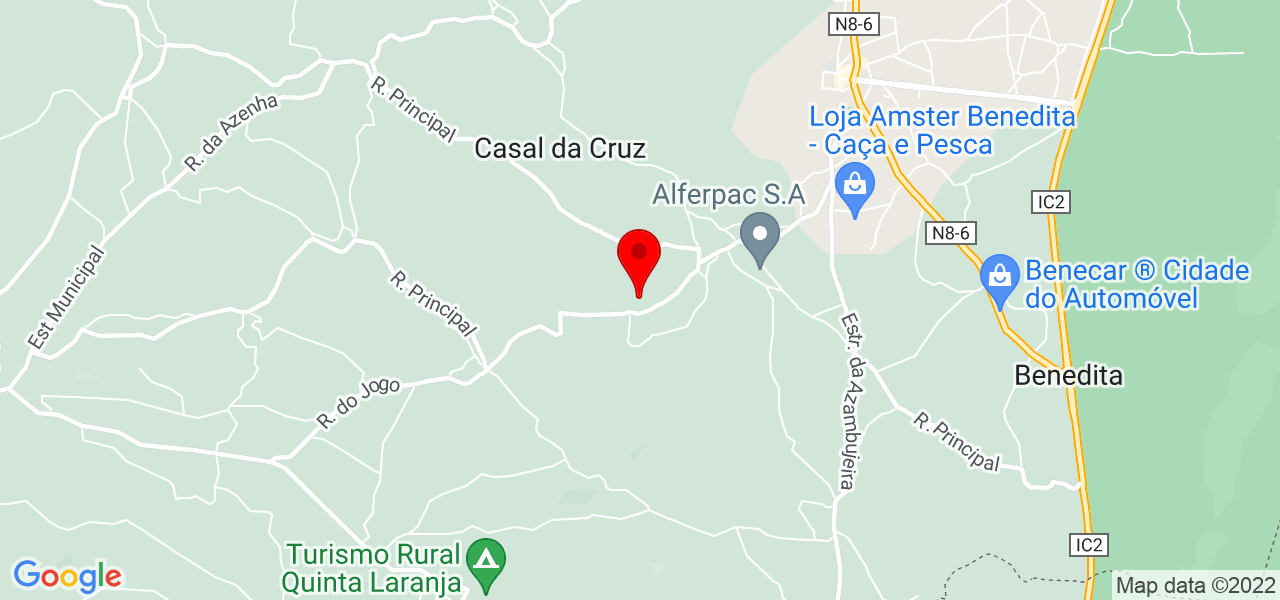 Andr&eacute; Lopes - Leiria - Alcobaça - Mapa
