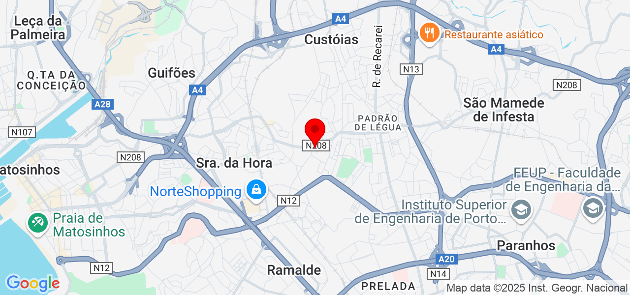 João Silva Pereira - Porto - Matosinhos - Karte