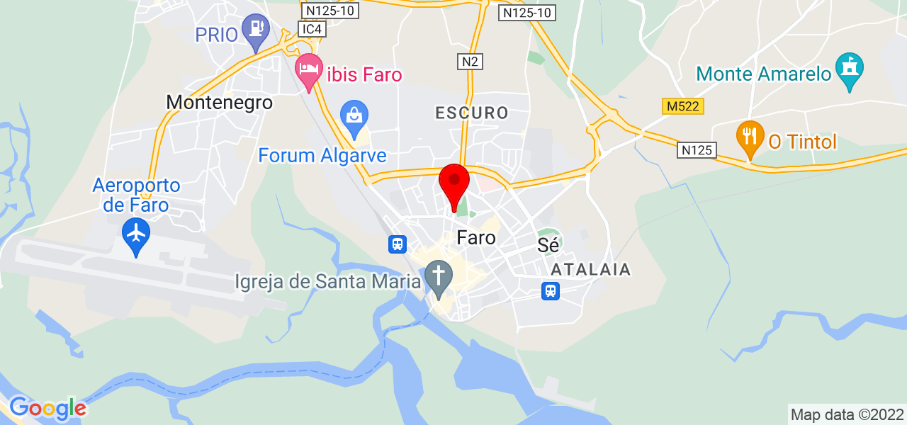 Eliseu Marcos Sanca - Faro - Faro - Mapa