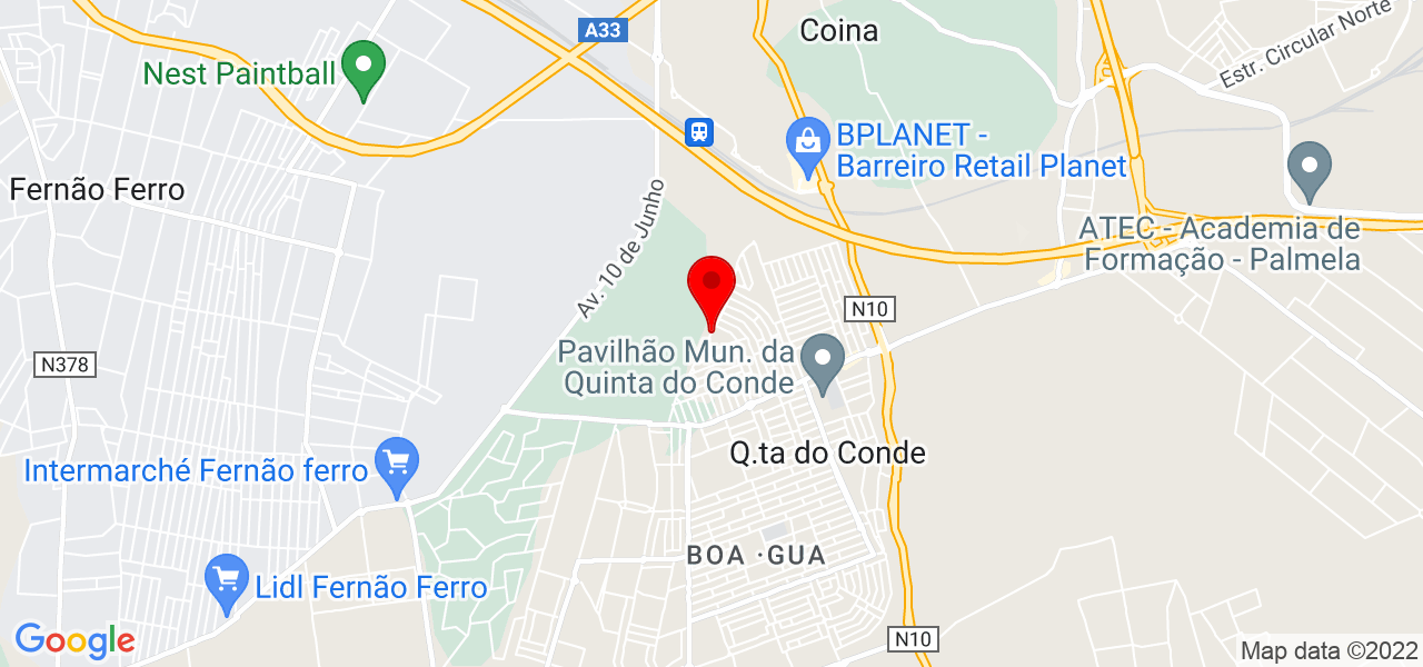 F&aacute;bio Leiria - Setúbal - Sesimbra - Mapa