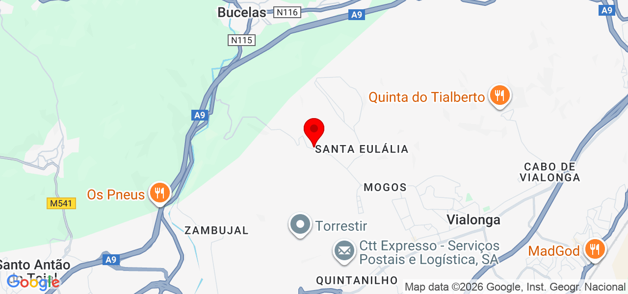 Catarina Moreira - Lisboa - Vila Franca de Xira - Mapa