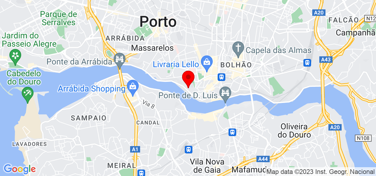 Priscila Monteiro - Porto - Porto - Mapa