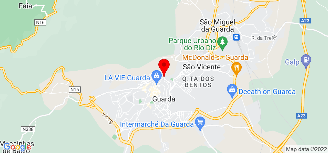 Francisca - Guarda - Guarda - Mapa