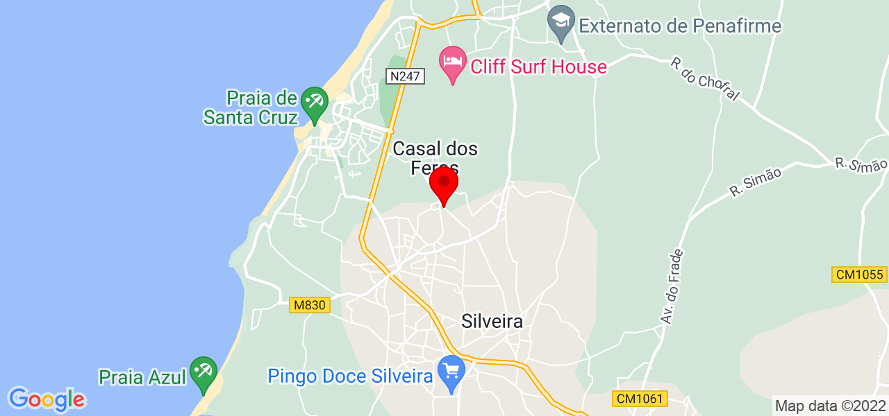 Ant&oacute;nio Guimar&atilde;es - Lisboa - Torres Vedras - Mapa