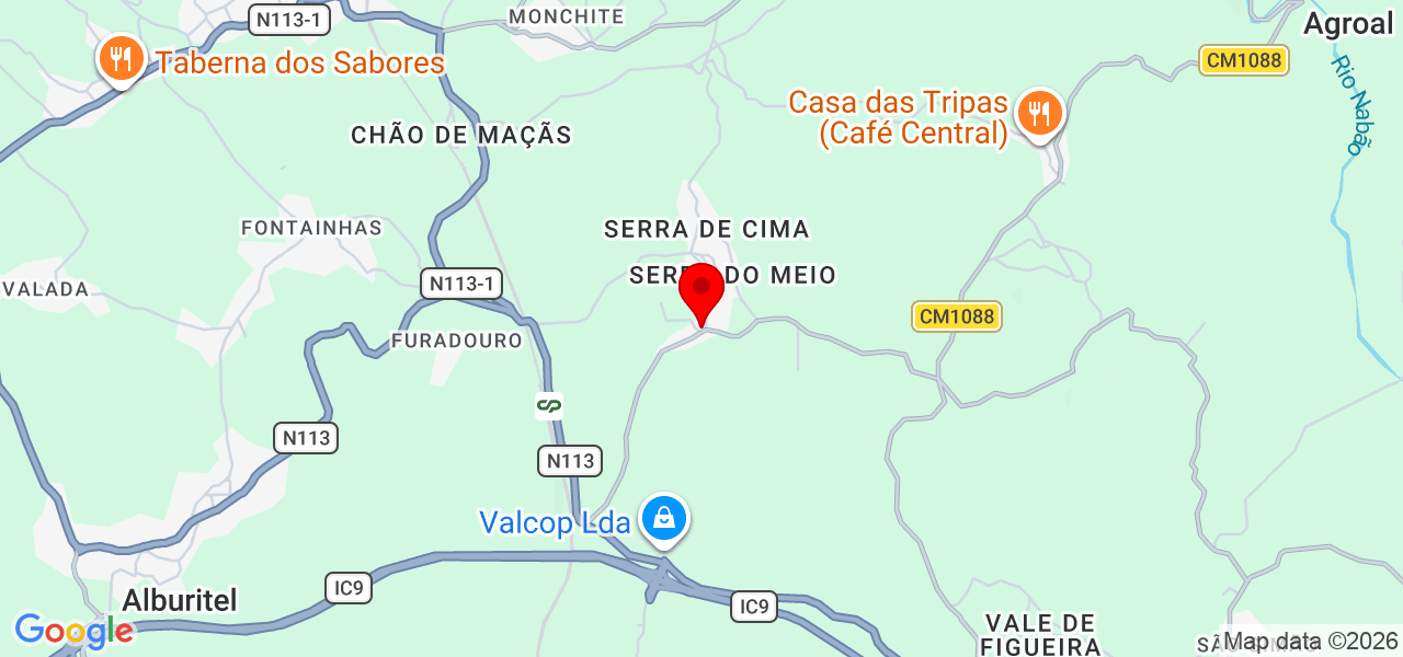 Nabão Adventure - Santarém - Tomar - Mapa