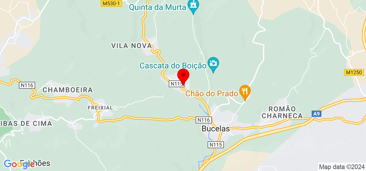 Fjasilva - Lisboa - Loures - Mapa