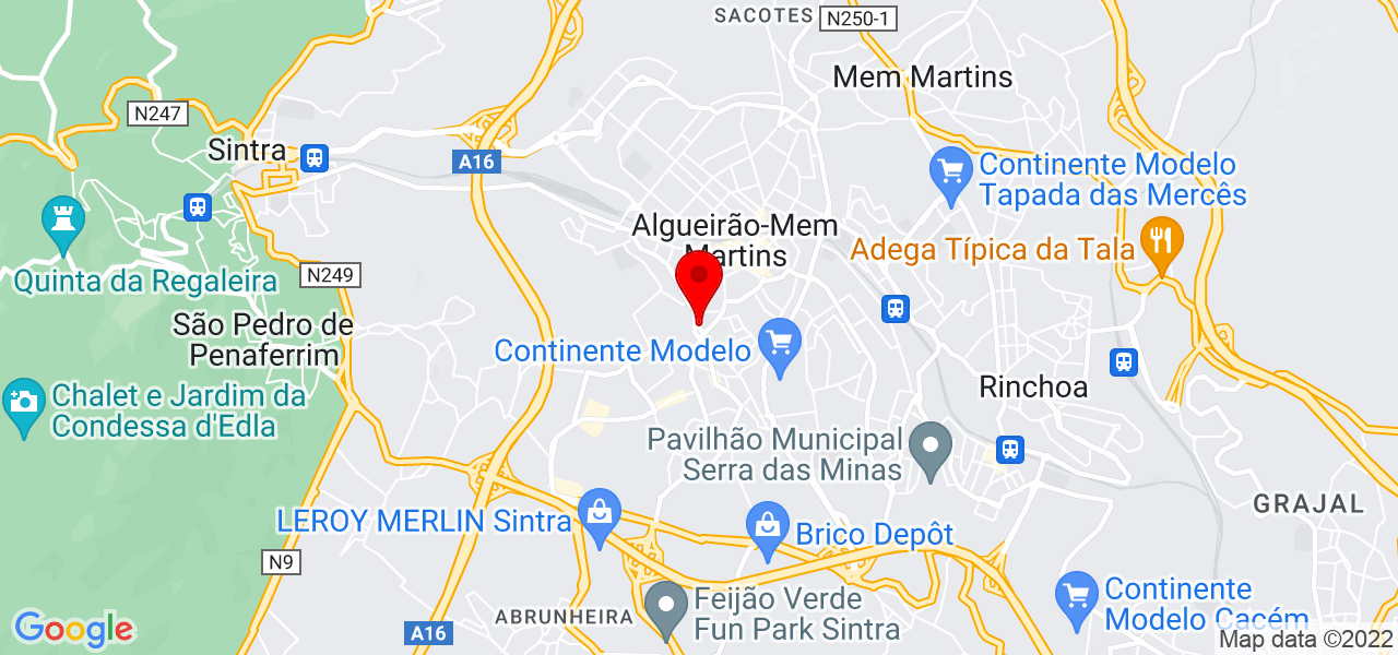 Matheus Siqueira - Lisboa - Sintra - Karte