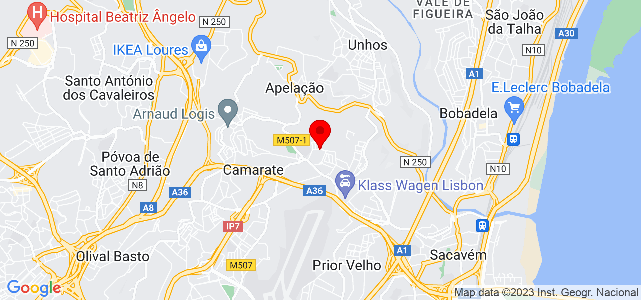 VitorCunha - Lisboa - Loures - Mapa