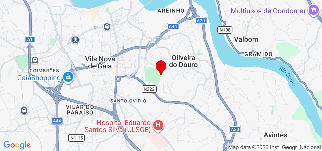 Oleksii a - Porto - Vila Nova de Gaia - Mapa