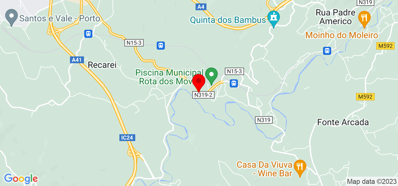 Enf. Lu&iacute;s Lobo - Porto - Paredes - Mapa