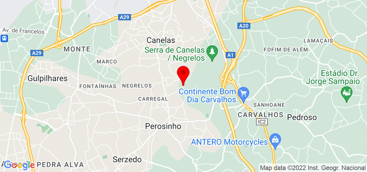 Lu&iacute;s Castro - NORSEG - Porto - Vila Nova de Gaia - Mapa