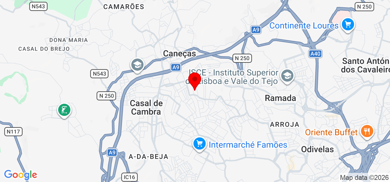 Sérgyus Faz Tudo - Lisboa - Odivelas - Mapa
