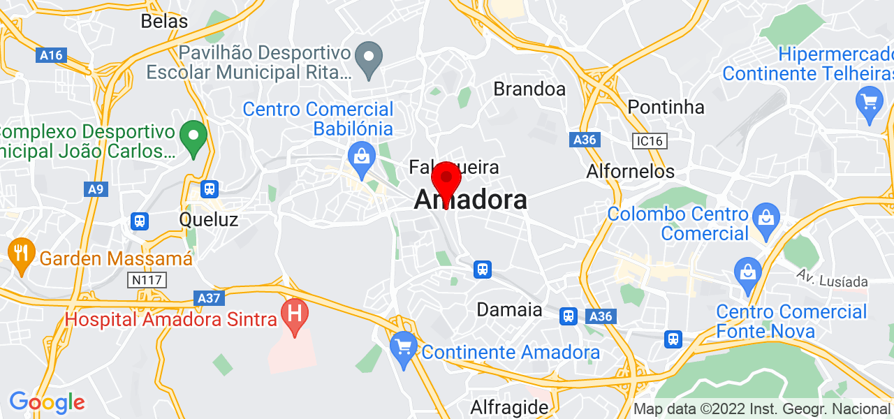 Ramon Diego - Lisboa - Amadora - Map