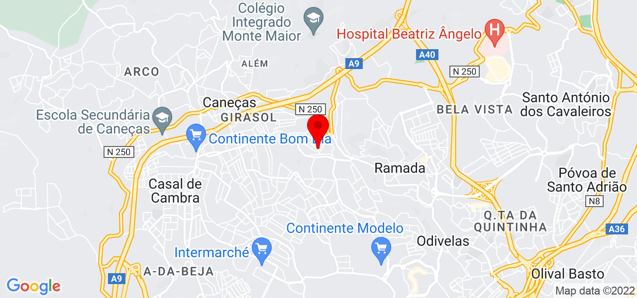 carlos vale - Lisboa - Odivelas - Mapa