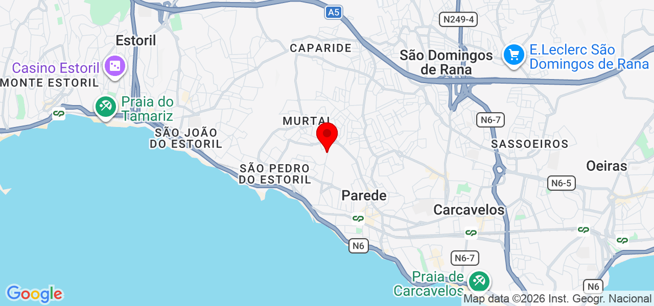 Superfície Genuína - Lisboa - Cascais - Carte