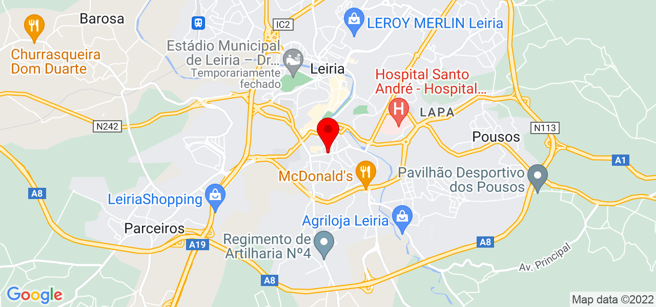 Hugo Sismeiro - Leiria - Leiria - Mapa