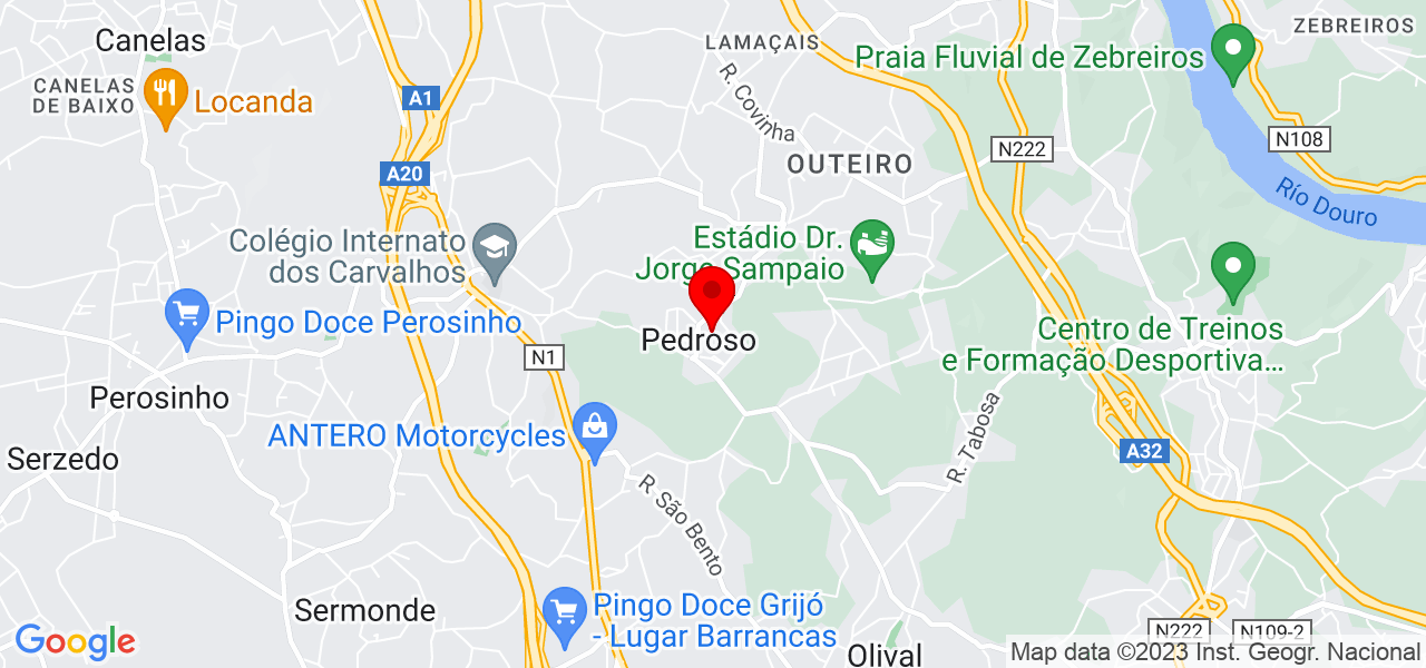 Tiago Silva - Porto - Vila Nova de Gaia - Mapa