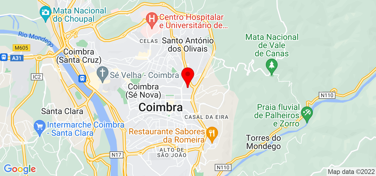 Marcio Silva Personal - Coimbra - Coimbra - Mapa