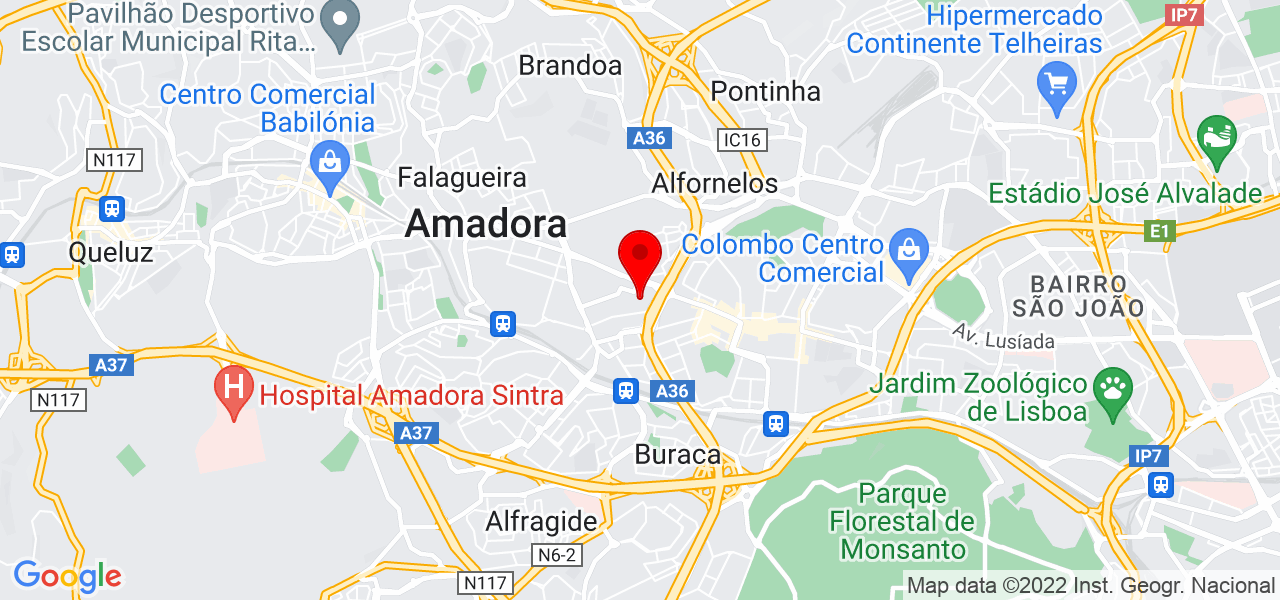 Pamela - Lisboa - Amadora - Mapa