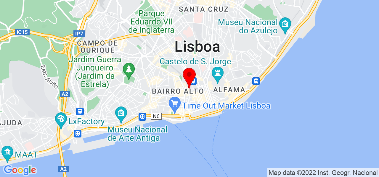 Bel L&uuml;scher - Lisboa - Lisboa - Mapa