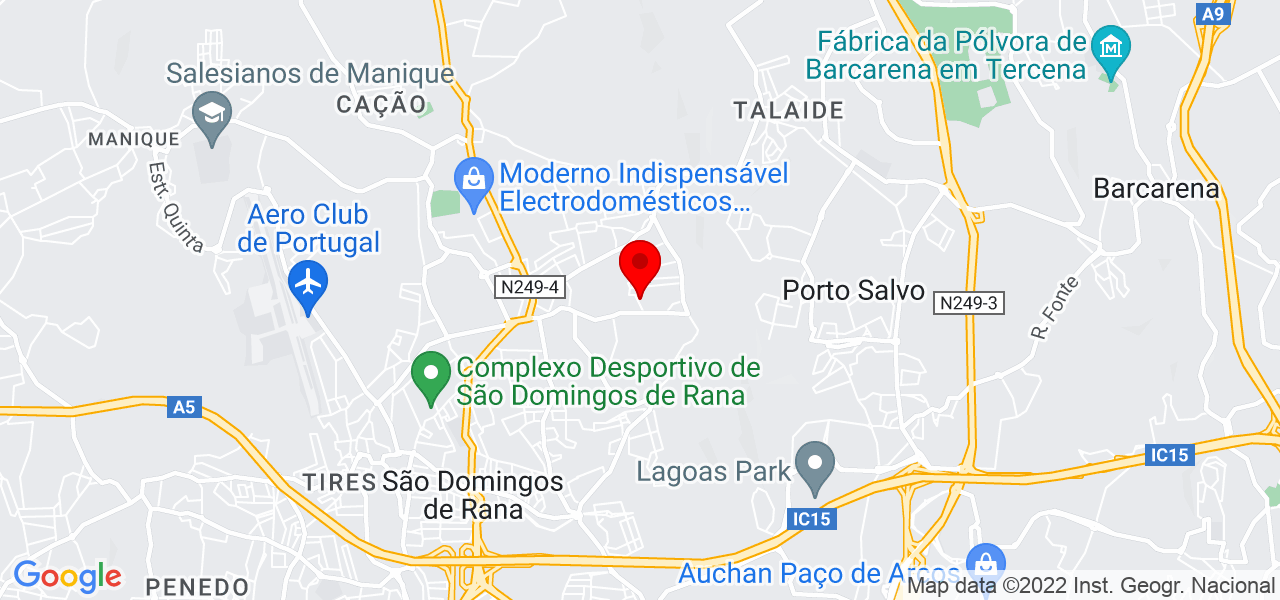 Ana Paula - Lisboa - Cascais - Mapa