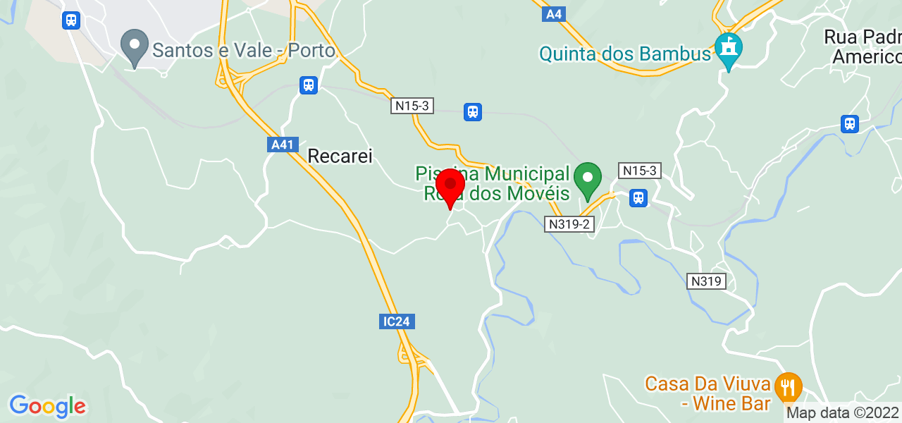 Luana Boas - Porto - Paredes - Mapa