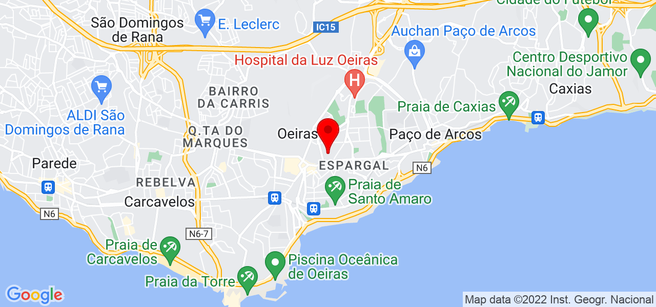 Cristina Andrade Rosa - Lisboa - Oeiras - Mapa