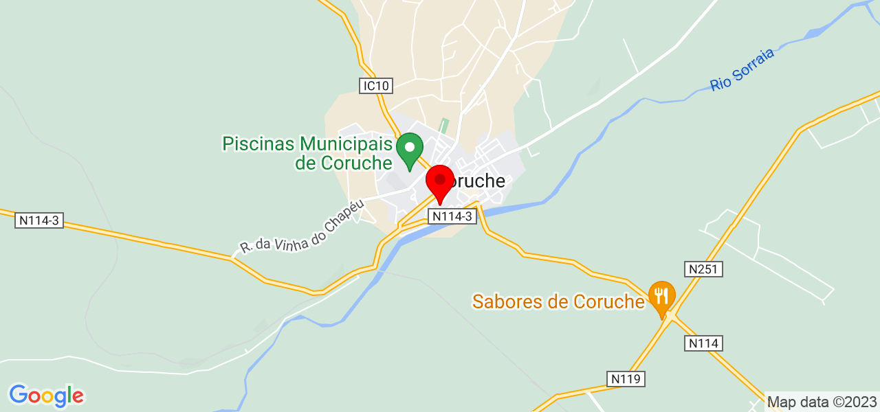 Engenheiro Rummenigg Borges - Santarém - Coruche - Mapa