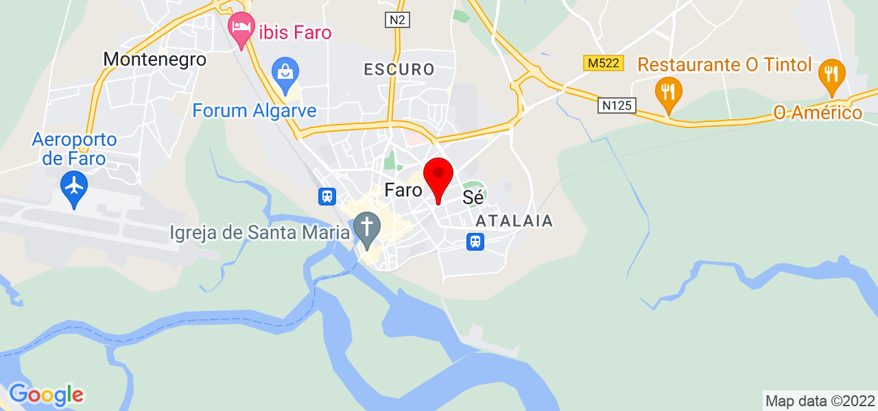Anderson Cruz Personal Trainer - Faro - Faro - Mapa