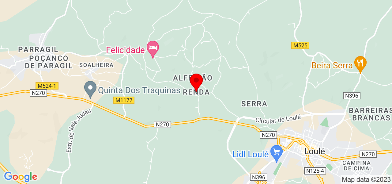 Deep Service - Faro - Loulé - Mapa